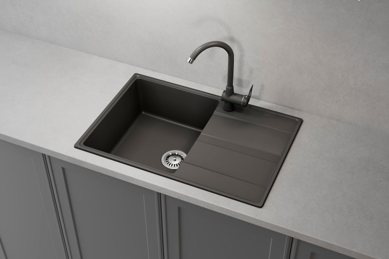 Смеситель для кухни Ulgran Quartz UQ-006-08 космос