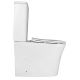Унитаз-компакт Azario Anteo Square AZ-1218A безободковый белый