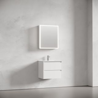 Зеркальный шкаф с подсветкой Sancos Evoke SC8060 60 см серый Зеркальный шкаф с подсветкой Sancos Evoke SC8060 60 см серый