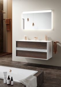 Подвесная тумба под раковину Clarberg Evolution EV0112CD 120см крафт тёмный