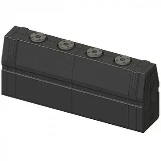 Гребёнка, ELSEN, DN100, EWG100.402, 2 контура, в изоляции с фланцевыми отводами DN40 PN10