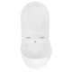 Унитаз подвесной с функцией биде Azario Grado AZ-046E-NR безободковый белый