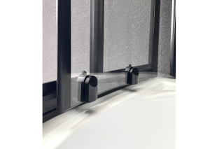 Душевой уголок Royal Bath BK правый 120x80см чёрный RB8120BK-T-BL-R