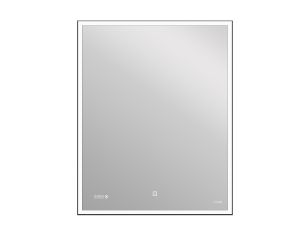 Зеркало Cersanit Design KN-LU-LED011*80-D-OS   80x70 см с часами