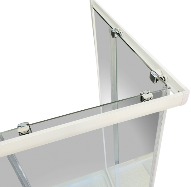 Душевой уголок Royal Bath BP 100x80см левый белый RB8100BP-T-L