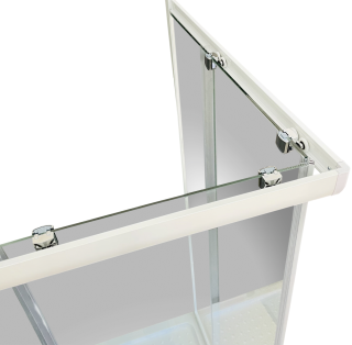 Душевой уголок Royal Bath BP 100x80см правый белый RB8100BP-T-R