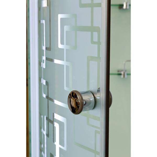 Душевая кабина Deto ЕМ1512 R с гм. и эл. 120х80х220 см