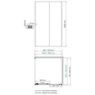 Душевой уголок WasserKRAFT Dill 61S 61S17 Душевой уголок WasserKRAFT Dill 61S 61S17