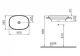 Раковина Vitra Frame 5652B403-0016  56cm-цвет белый