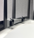 Душевой уголок Royal Bath BK 90x90см чёрный RB90BK-T-BL