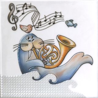 Плитка Kerama Marazzi VT\A482\5232 Декор Симфония 3 глянцевый 20x20x0,69