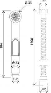 Гигиенический душ Am.pm F0202000