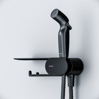 Гигиенический душ со смесителем AM.PM Like F0202622 Черный матовый Гигиенический душ со смесителем AM.PM Like F0202622 Черный матовый
