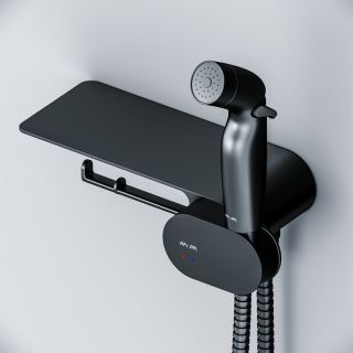 Гигиенический душ со смесителем AM.PM Like F0202622 Черный матовый Гигиенический душ со смесителем AM.PM Like F0202622 Черный матовый
