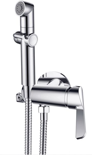 Гигиенический душ со смесителем D&K Rhein.Schiller DA1464501 хром