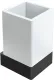 Стакан Boheme Qubic 10724-B чёрный матовый