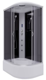 Душевая кабина Niagara NG-2510-14LF с гидромассажем 120x80см серебро/тонированное