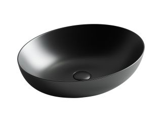 Раковина Ceramicanova Элемент (Element) CN6017MB 52 см чёрный матовый