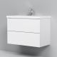 Тумба с раковиной Am.Pm Gem M90-FHX0802WG-WCC0802WG 80 см белый
