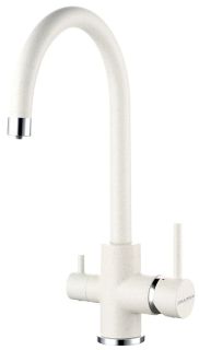 Смеситель для кухни Paulmark Essen Es213211-331 белый Смеситель для кухни Paulmark Essen Es213211-331 белый