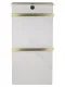 Полотенцесушитель электрический с каменной плитой Wonzon & Woghand Stuttgart WW-A504W-BG 40x80 см белый мрамор/брашированное золото