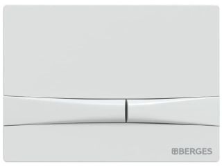 Кнопка смыва Berges Novum soft touch белый 040054 Кнопка смыва Berges Novum soft touch белый 040054