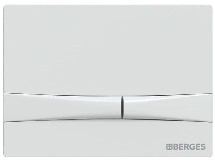 Кнопка смыва Berges Novum soft touch белый 040054 Кнопка смыва Berges Novum soft touch белый 040054