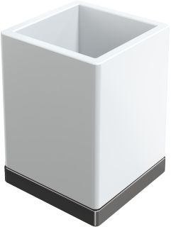 Стакан Boheme Qubic 10961-SGM графит