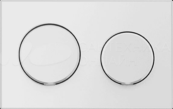 Клавиша смыва Vitra Uno 730-0280EXP Хром глянцевый