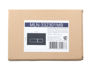Кнопка смыва Melana MLN-332301MB чёрный матовый Кнопка смыва Melana MLN-332301MB чёрный матовый