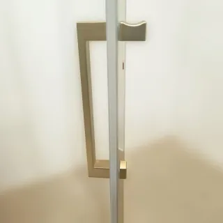 Душевой уголок Triton Терра -Голд  Щ0000073931 90x90 см профиль золото стекло прозрачное