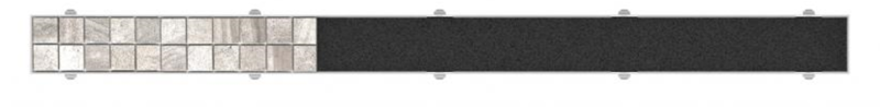 Решетка для душевого лотка AlcaPlast дизайн INSERT 95см под плитку INSERT-950
