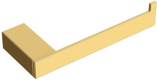 Держатель туалетной бумаги Boheme Qubic 10735-G золото