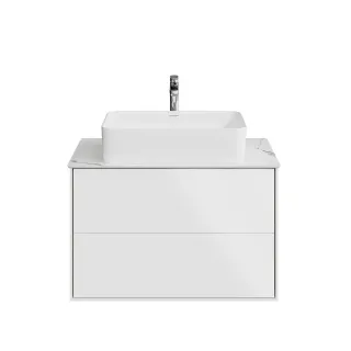 Тумба под раковину Kerama Marazzi Плаза Модерн KMPMCb80MWh2 80 см белый матовый