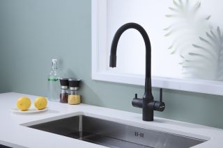 Смеситель для кухни Paulmark Salix Sa213419-401 антрацит Смеситель для кухни Paulmark Salix Sa213419-401 антрацит