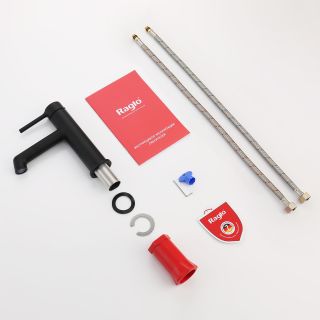 Смеситель для раковины Raglo R20.10.06 чёрный Смеситель для раковины Raglo R20.10.06 чёрный