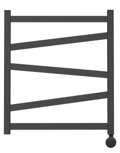 Полотенцесушитель электрический Point Феникс PN15156BE П5 50x60см левый/правый чёрный