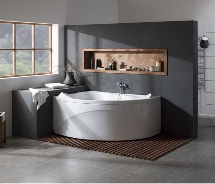 Акриловая ванна Aquanet Jamaica 160x100 L левая