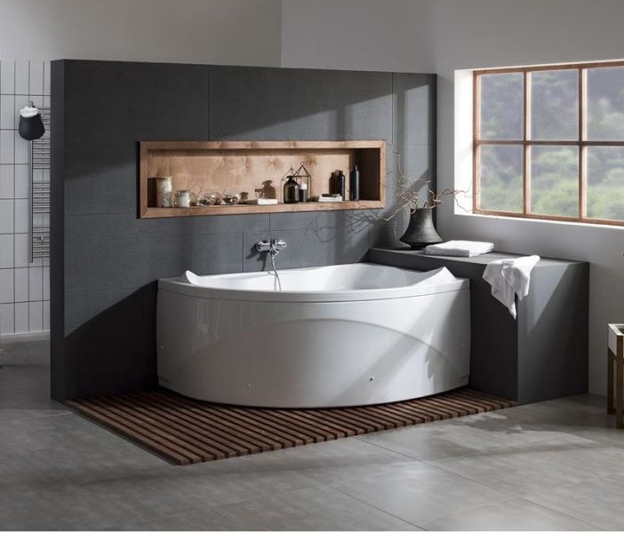 Акриловая ванна Aquanet Jamaica 160x100 R правая