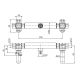 Скрытая часть для смесителя Carlo Frattini Spillo Up F2360