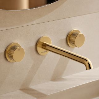 Смеситель для раковины WasserKRAFT Muritz 9845PG золото