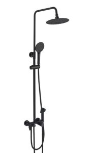 Душевая стойка Haiba HB24814-7 чёрный матовый