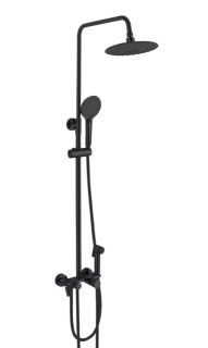 Душевая стойка Haiba HB24814-7 чёрный матовый Душевая стойка Haiba HB24814-7 чёрный матовый