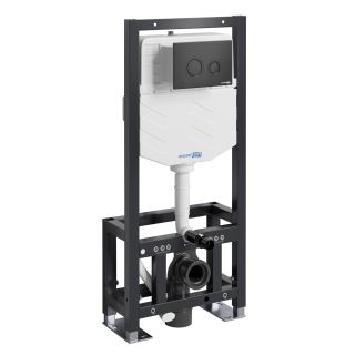 Система инсталляции для унитазов WasserKRAFT Dill 61TLT.010.ME.MB01 с кнопкой смыва