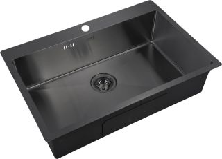 Мойка кухонная Zorg Inox PVD PVD 7551 GRAFIT Мойка кухонная Zorg Inox PVD PVD 7551 GRAFIT