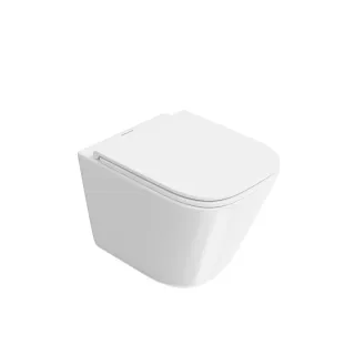 Унитаз подвесной Kerama Marazzi Кубо CU.T.wc.02 безободковый белый