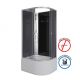Душевая кабина Niagara Eco E100/80/40L/TN/BK 100x80 см без крыши профиль хром стекло тонированное