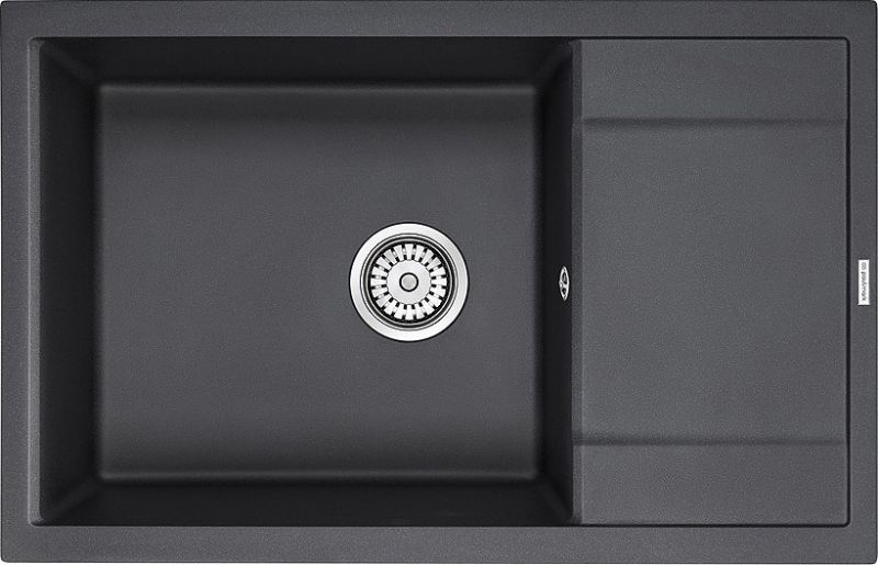 Мойка кухонная Paulmark Flugen PM317850-BL чёрный Мойка кухонная Paulmark Flugen PM317850-BL чёрный