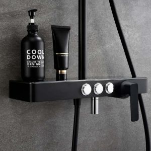 Душевая стойка Melana Male MELANA-610501B чёрный