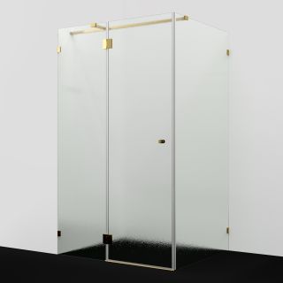 Душевой уголок WasserKRAFT Ems 76H07L-TXG 120x90 см профиль золото стекло текстурное